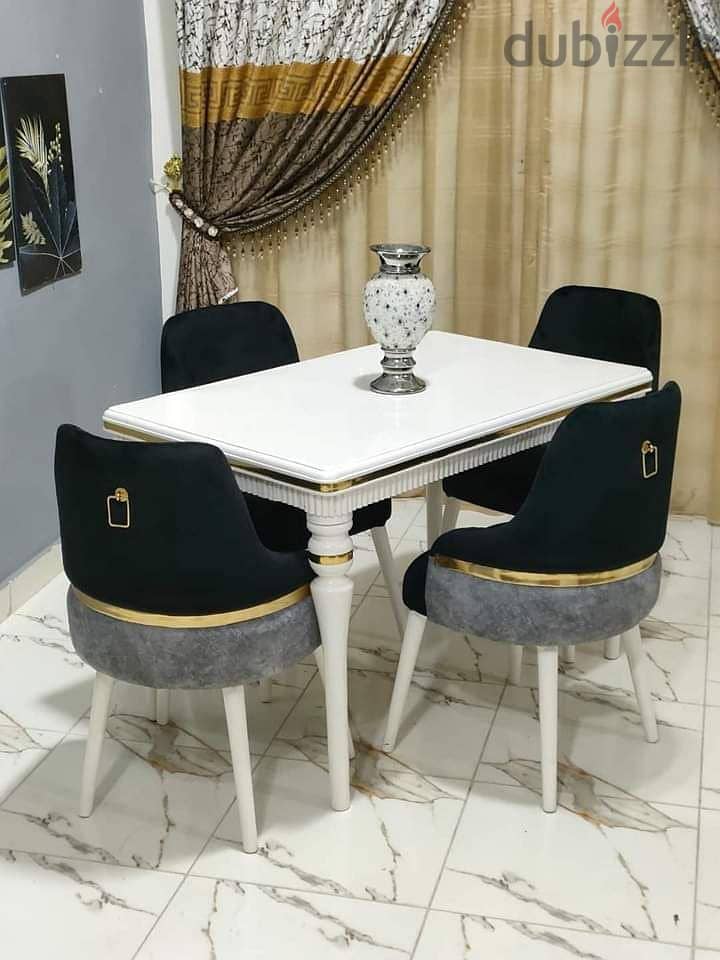 Elegant Dining Table with Cushioned Chairs | Various Design & Color O 0