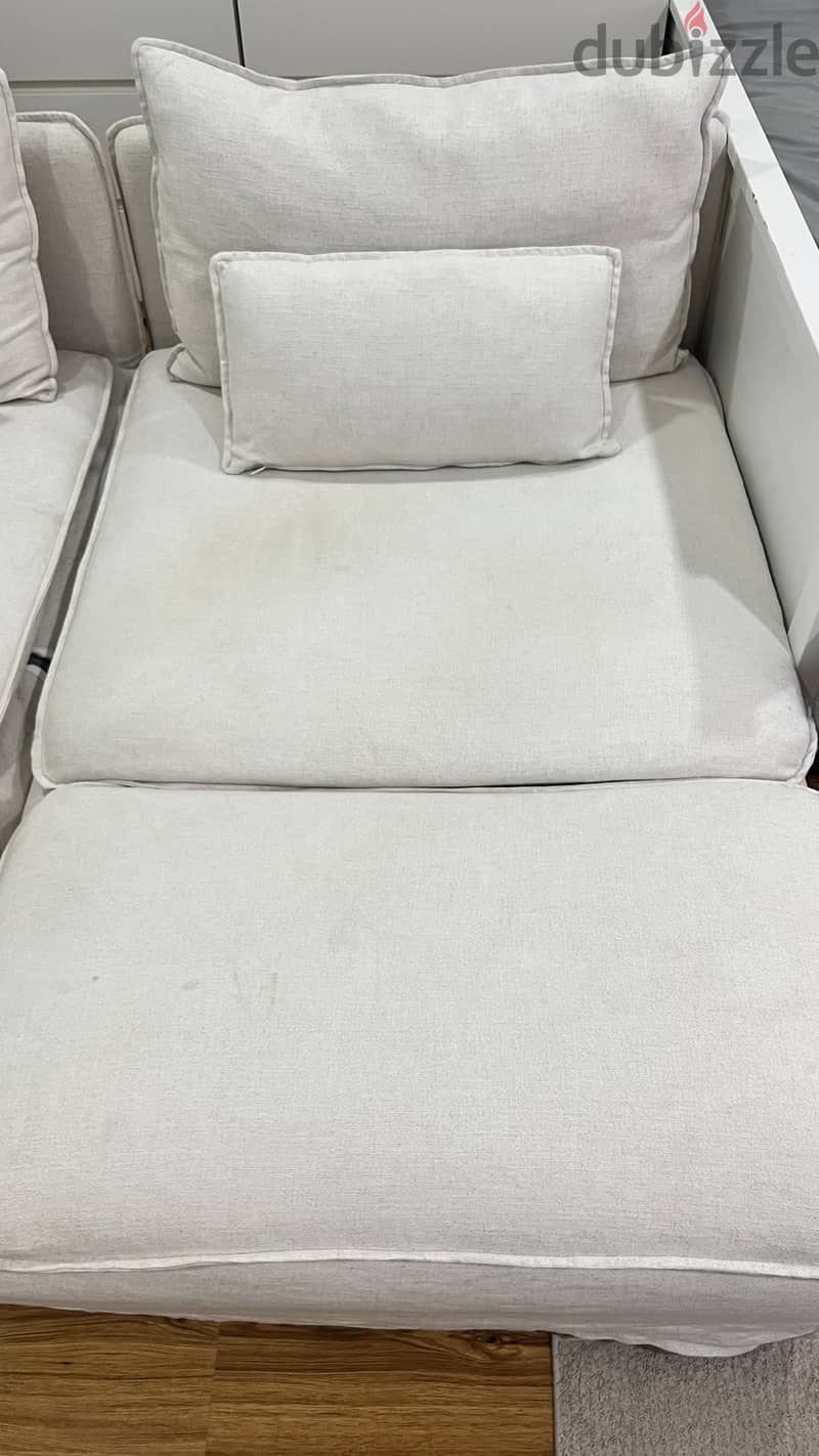 Ikea sofa for two person original price 280BD 1