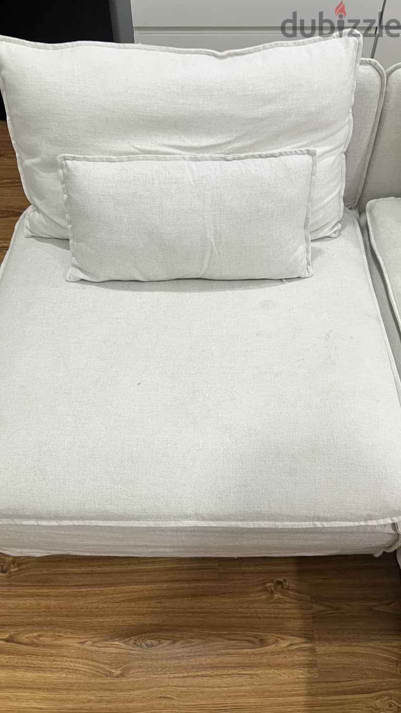 Ikea sofa for two person original price 280BD 4