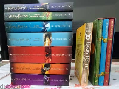 Harry Potter All Series(7), Hogwarts Library(3), Cursed Child Book (1)