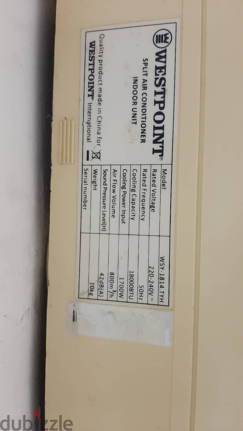 1.5 ton Split AC Good working condition 32056983 1