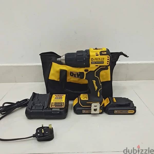 DeWalt MAX 20V Atomic Compact DCD708 Brushless Drill Driver 10