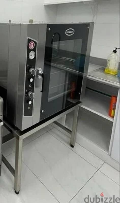 Electric 3 phase oven and high presure cooking range for sale 0