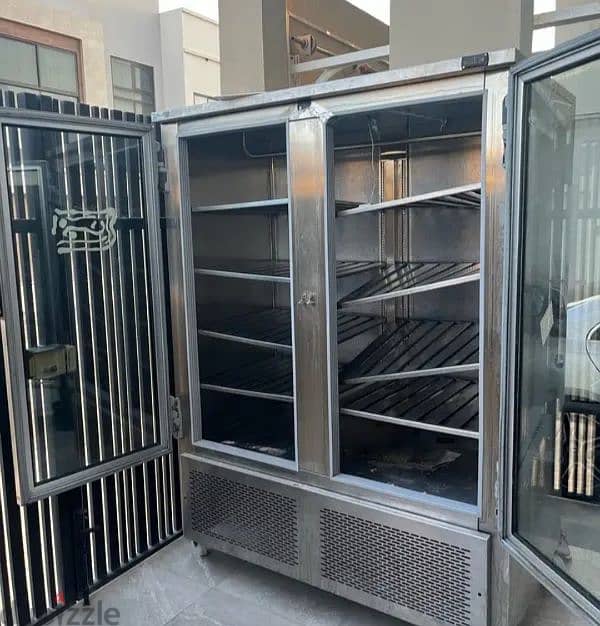 freezer big too Door  glass heavy duty 3