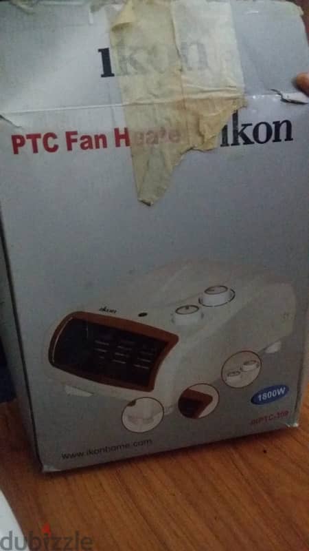 ikon ptc fan heater 1800w دفايه ايكون 3