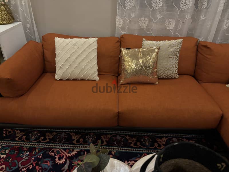 Like new branded feather sofa 4