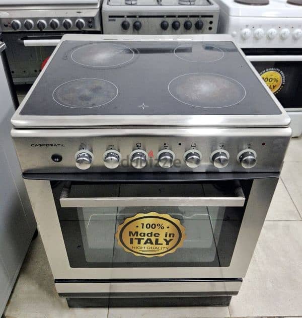 Made in Italy 60x60 Electric Cooker Perfect Condition For Sale 0