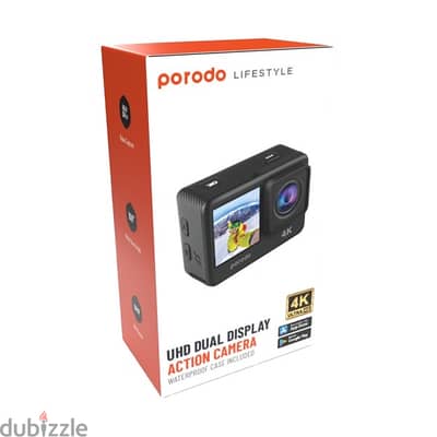 PORODO FULLY WATERPROOF UHD ACTION CAMERA