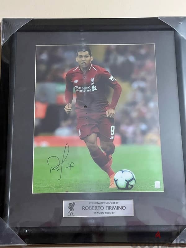 Roberto Firmino Signed Frame uncovered 0