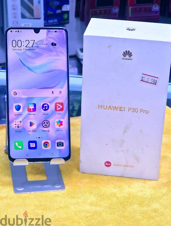 huawei p30 pro 8gb 128gb  box have charge no have 2