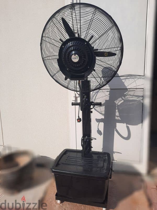 ZENET 26 inch Outdoor Plastic Tank Water Mist Fan Industrial. 0