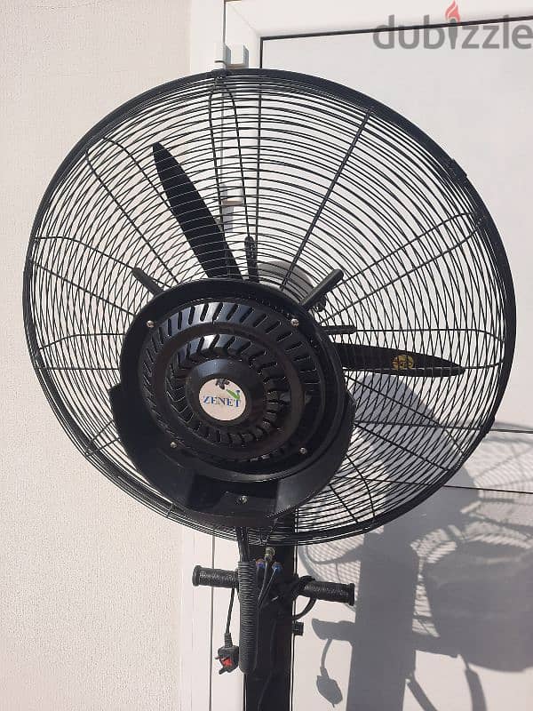 ZENET 26 inch Outdoor Plastic Tank Water Mist Fan Industrial. 1