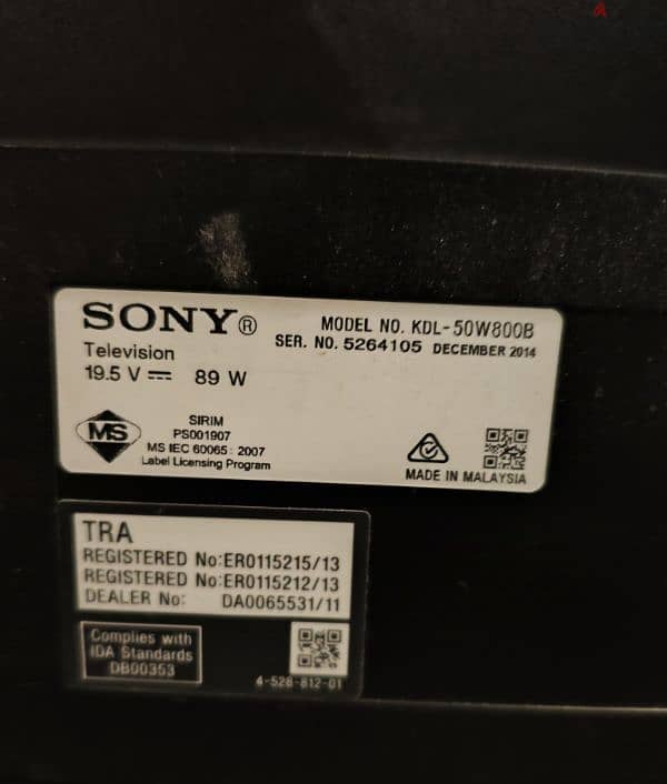 Sony TV 50 smart 0