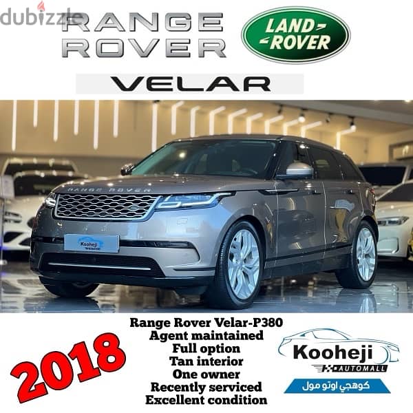 Land Rover Range Rover Velar 2018 0