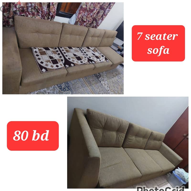 7seater sofa for sale in good condition 0