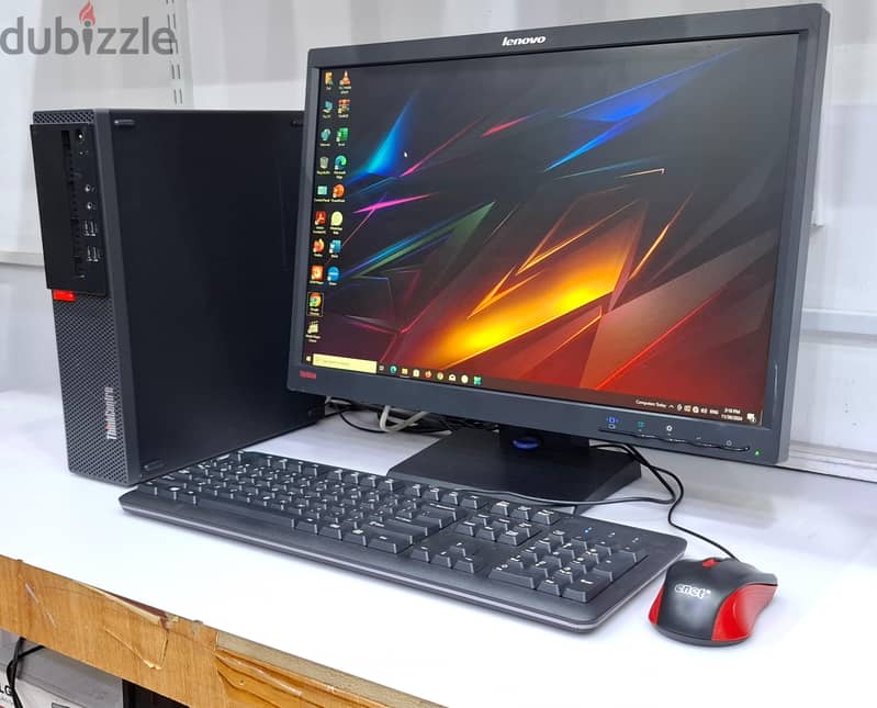 LENOVO i5 6th Generation Computer (FREE WIFI) 22" FHD Monitor 8GB RAM 0