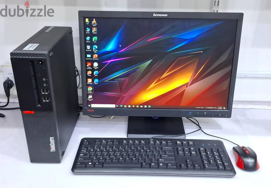 LENOVO i5 6th Generation Computer (FREE WIFI) 22" FHD Monitor 8GB RAM 2