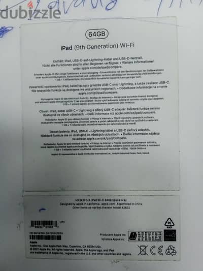 Apple ipad 9th generation 64. GB