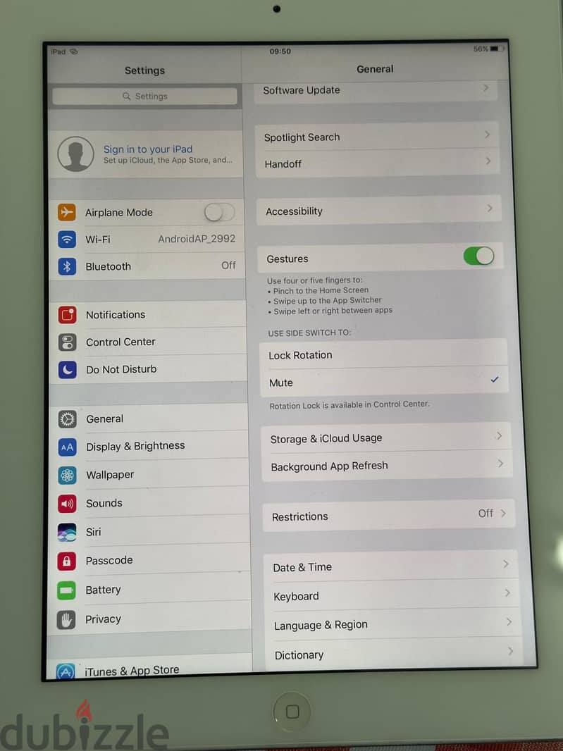 iPad 4th Generation (Model A1458) - Excellent Condition 1