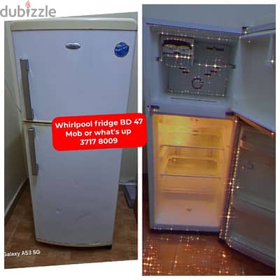 whirlpool fridge and other household items for sale with delivery