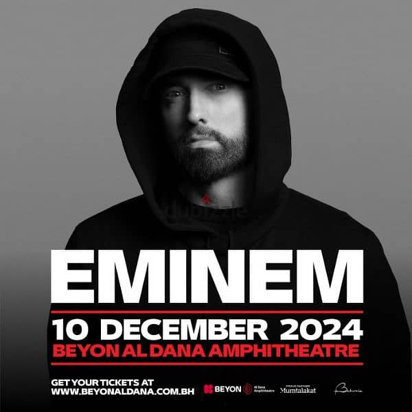 Eminem Tickets Section B and Golden circle for sale 0