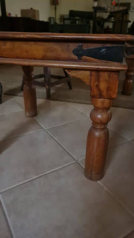 Solid wood set of tables 5