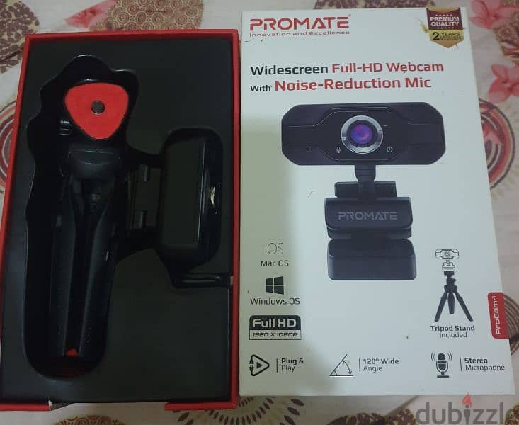 PROMATE WIRELESS WIDESCREEN FULL-HD WEBCAM for sale 1