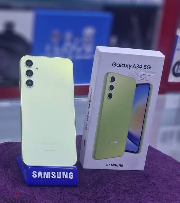 sumsung a34. . 5G/8+8=16GB/256 GB come my shop 38303474 0