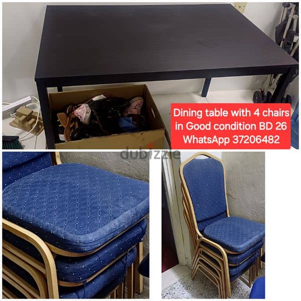 Multipurpose table and other items for sale with Delivery 1