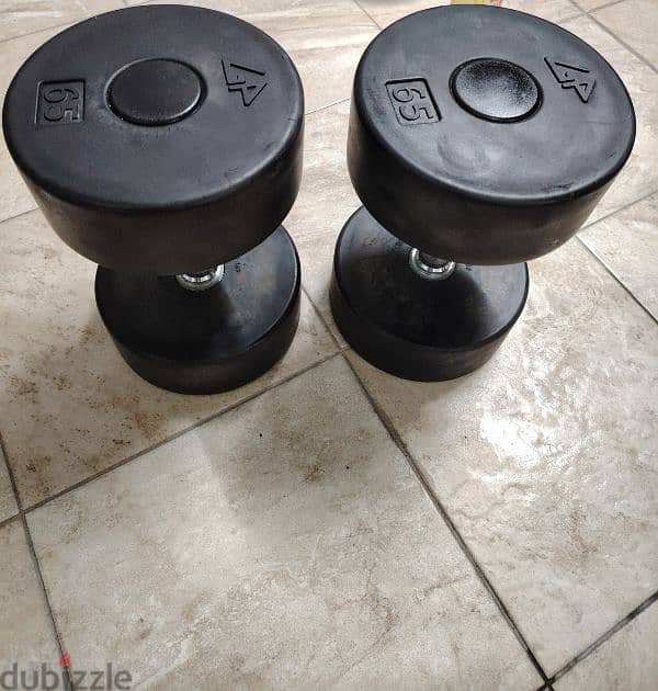 للبيع دنابل 30+30 =60  kg ب 25 bd 0