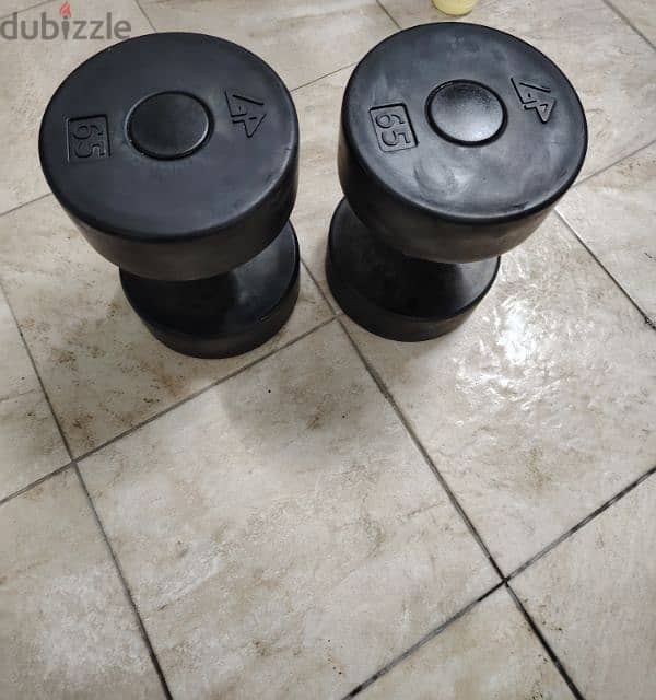 للبيع دنابل 30+30 =60  kg ب 25 bd 1