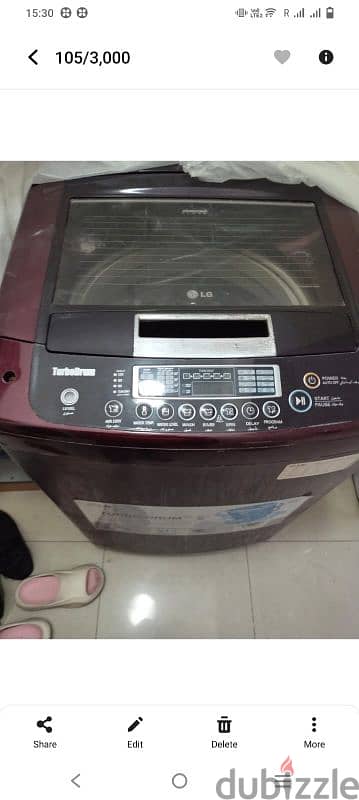 washing machine and drayer lg good condition 0