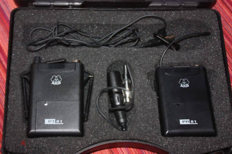 AKG WIRELESS PR81 & PT81 SYSTEM W/EXTRAS 0