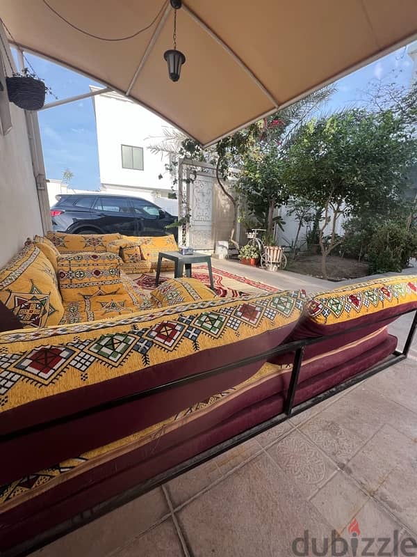 Outdoor Arabic Ground Sofa مجلس عربي 1