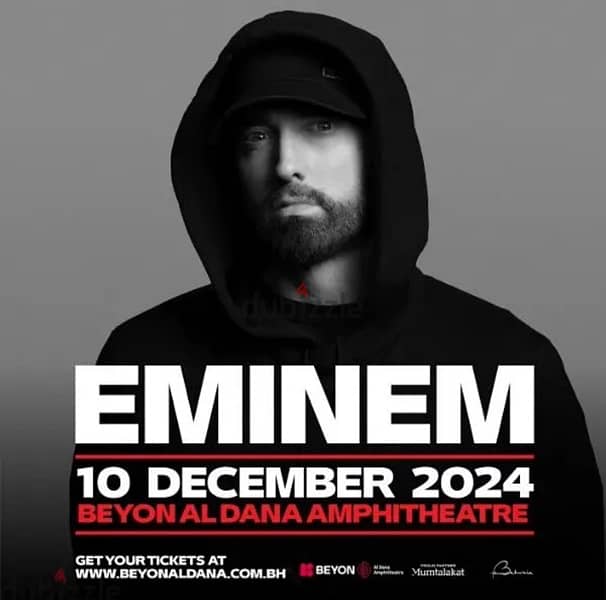 Selling 1 Eminem tickets for 60 BD (F1) 0