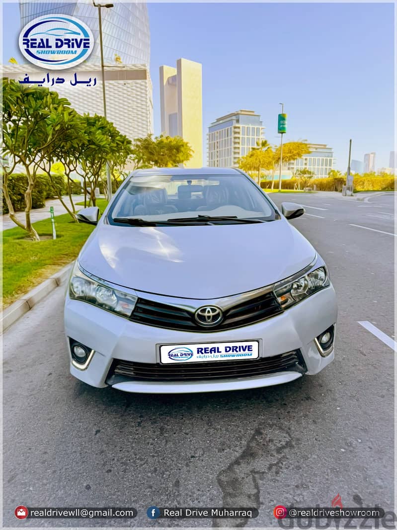 TOYOTA COROLLA XLI -2016 -1.6L -163,000km Colour-Silver FOR SALE 0