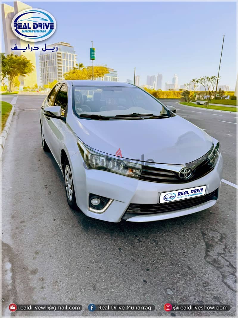 TOYOTA COROLLA XLI -2016 -1.6L -163,000km Colour-Silver FOR SALE 1