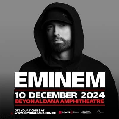 TWO EMINEM TICKETS B SECTION