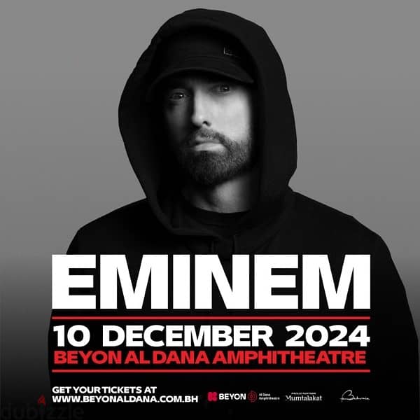 TWO EMINEM TICKETS B SECTION 0