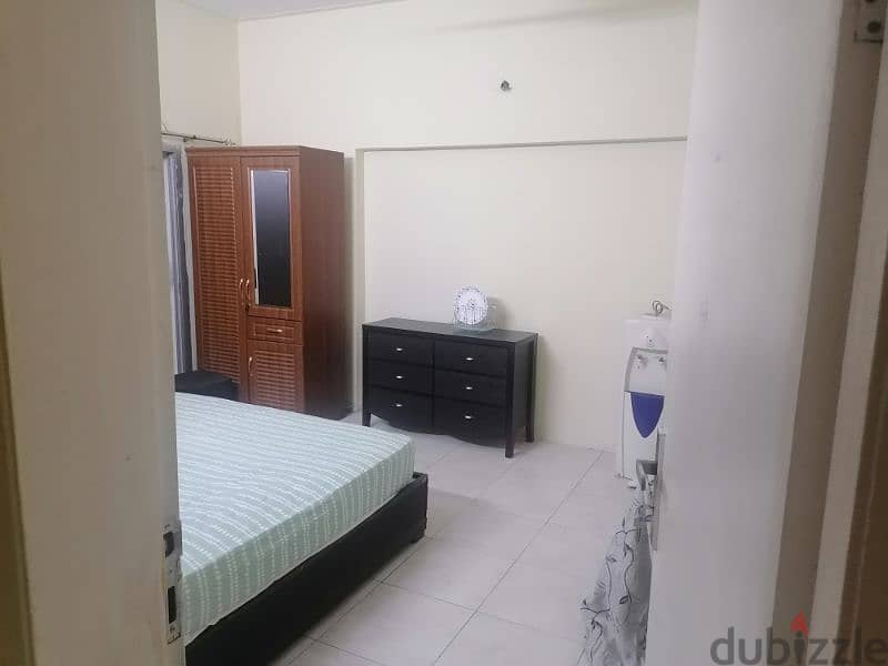 Clean Furnished room with Balcony at Adliya for a Single person 0