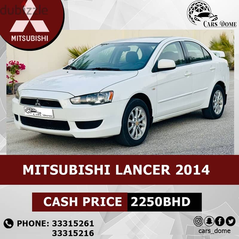 Mitsubishi Lancer 2014 2.0L EX 6