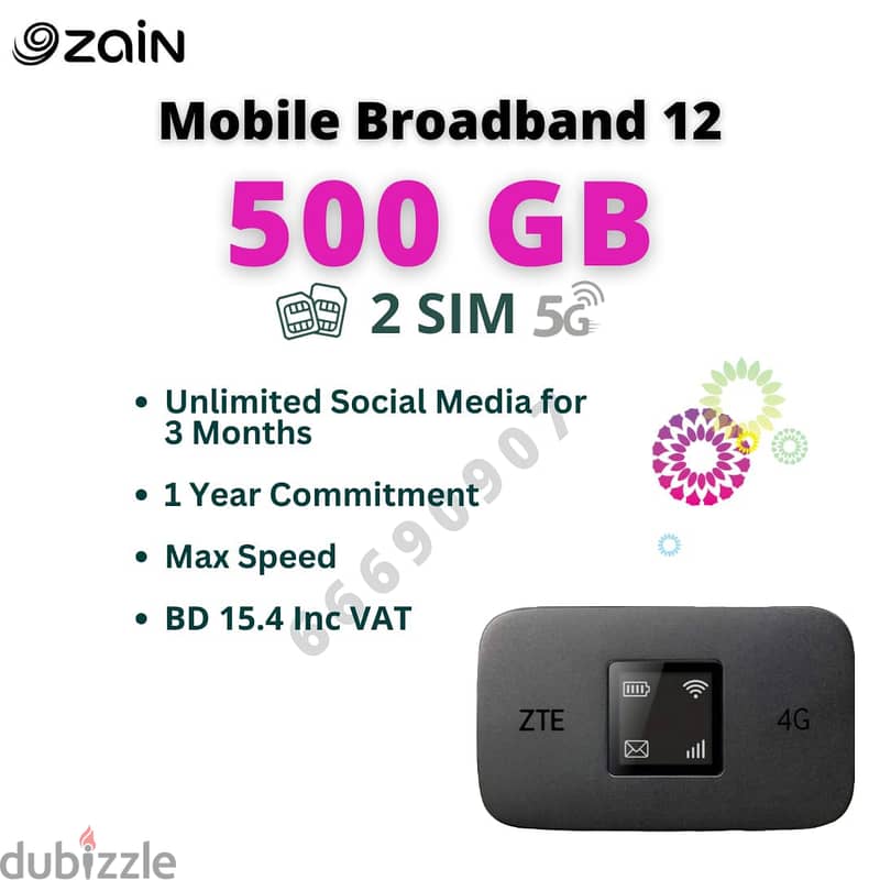 Zain bh  offers limited time only 6