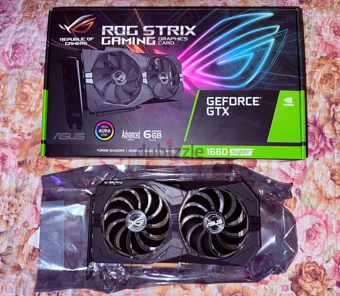 ROG Strix GTX 1660 Super Barely Used Exchange Possible (graphics card) 0