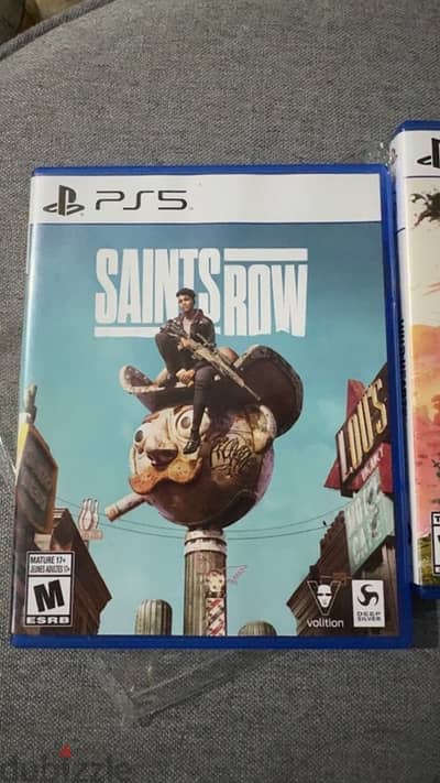 ps5 game, saint row, wild hearts, each 10 bhd both 16 bhd