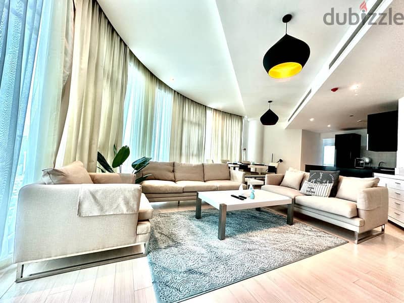 Penthouse | Fully-Furnished | AC | Pool | Gym 3