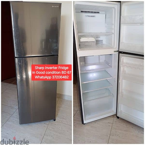 Sharp inverter Fridge and other items for sale with Delivery 0