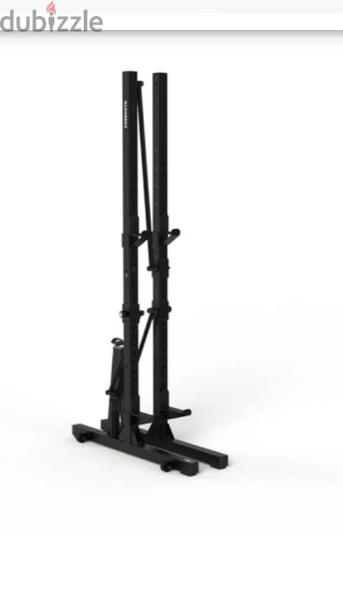 Fold-Down/Retractable Squat, Bench & Pull-Up Weight Training Rack 2