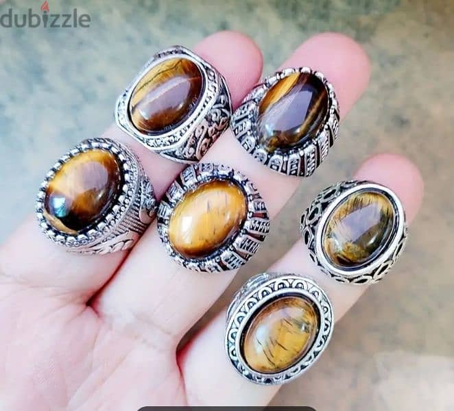 Natural stone rings(LIMITED) 1