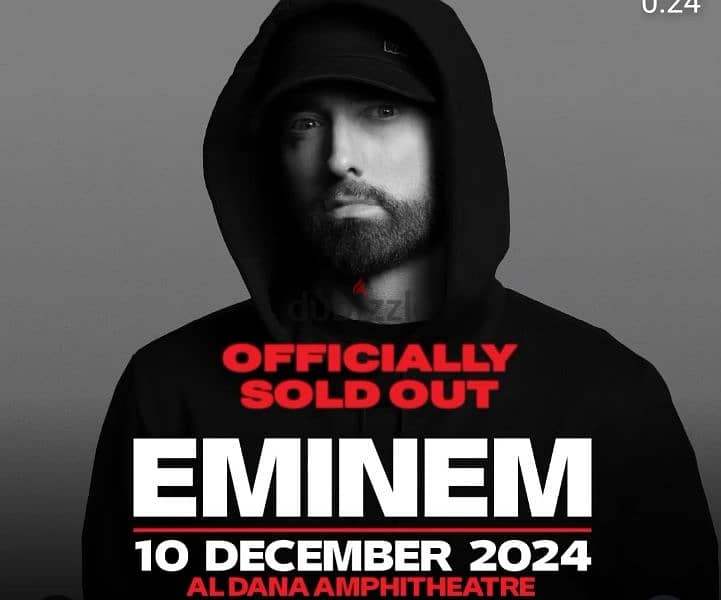 Eminem ticket - Golden Circle 0