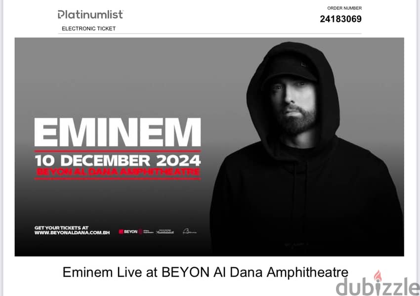 Eminem tickets 0